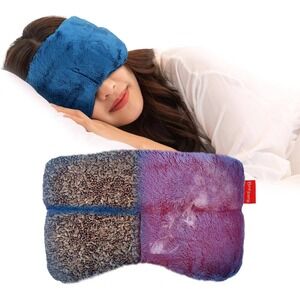 Comfytemp Microwavable Heating Pad Eye Mask Weighted Hot Cold Compress Therapy